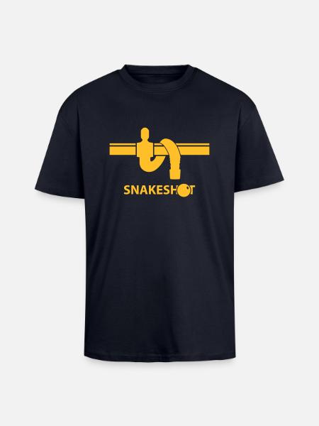Snakeshot - Foosball - Oversized Heavyweight Unisex T-Shirt - French Navy
