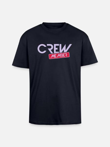crew member - Unisex Oversized Heavyweight T-shirt - french navy