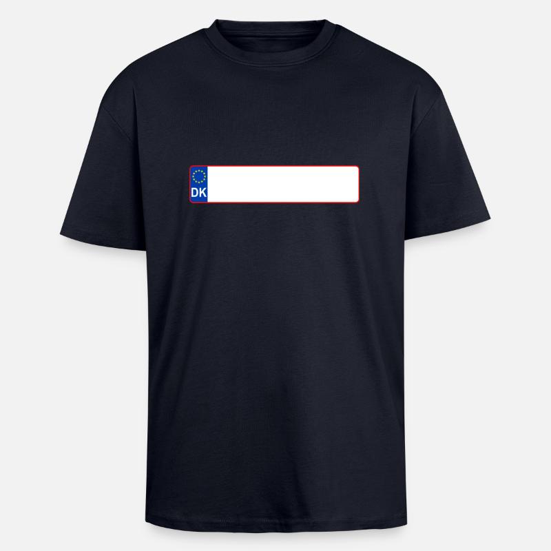 Kennzeichen DK - Oversized Heavyweight Unisex T-Shirt - French Navy