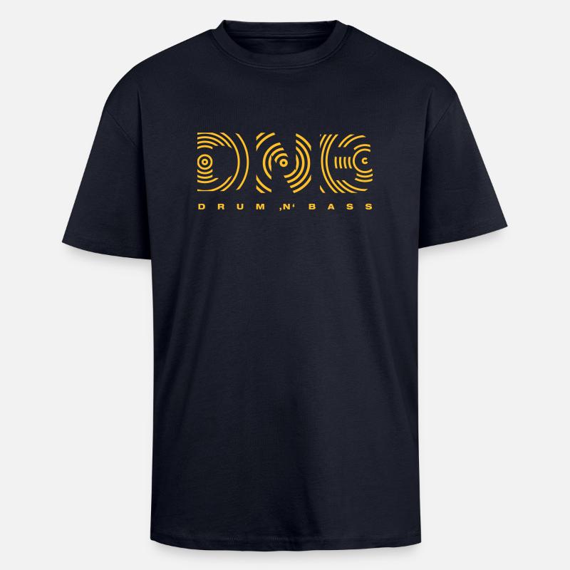 DnB - Oversized Heavyweight Unisex T-Shirt - French Navy