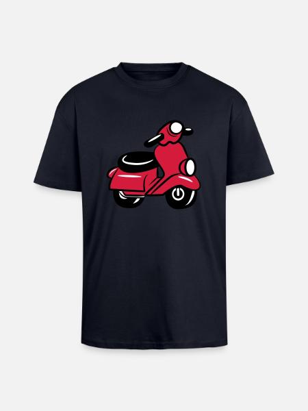 motorroller suess - Oversized Heavyweight Unisex T-Shirt - French Navy