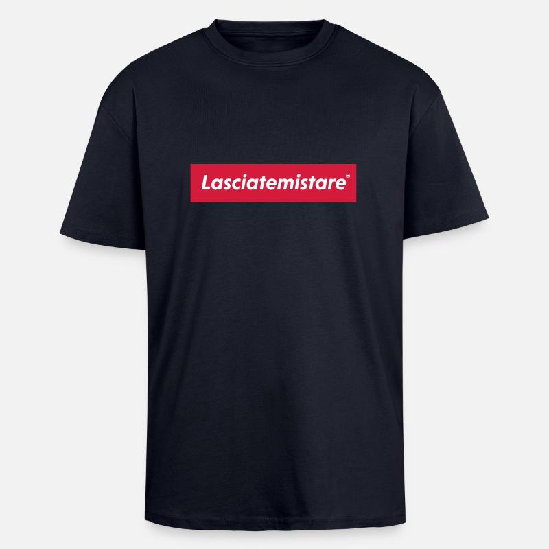 LET ME ® - Unisex Oversized Heavyweight T-shirt - french navy