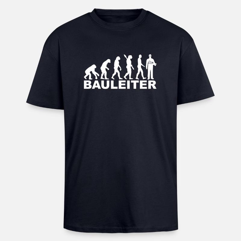 Bauleiter - Oversized Heavyweight Unisex T-Shirt - French Navy