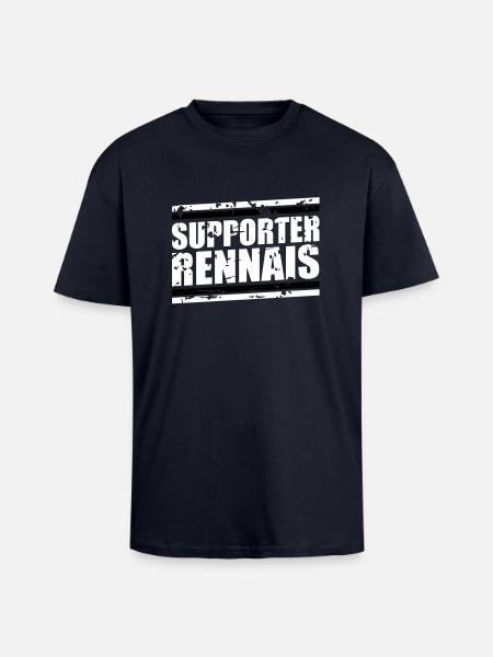Weinlese-Bär Rennais - Oversized Heavyweight Unisex T-Shirt - French Navy