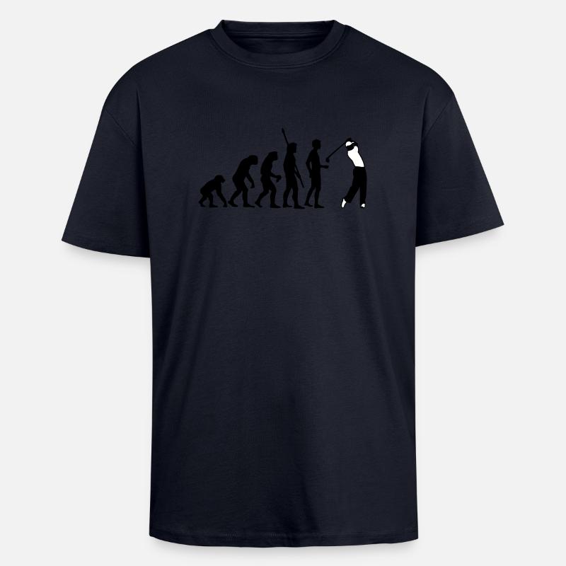 evolution_golf_b_2c - Unisex Oversized Heavyweight T-shirt - french navy