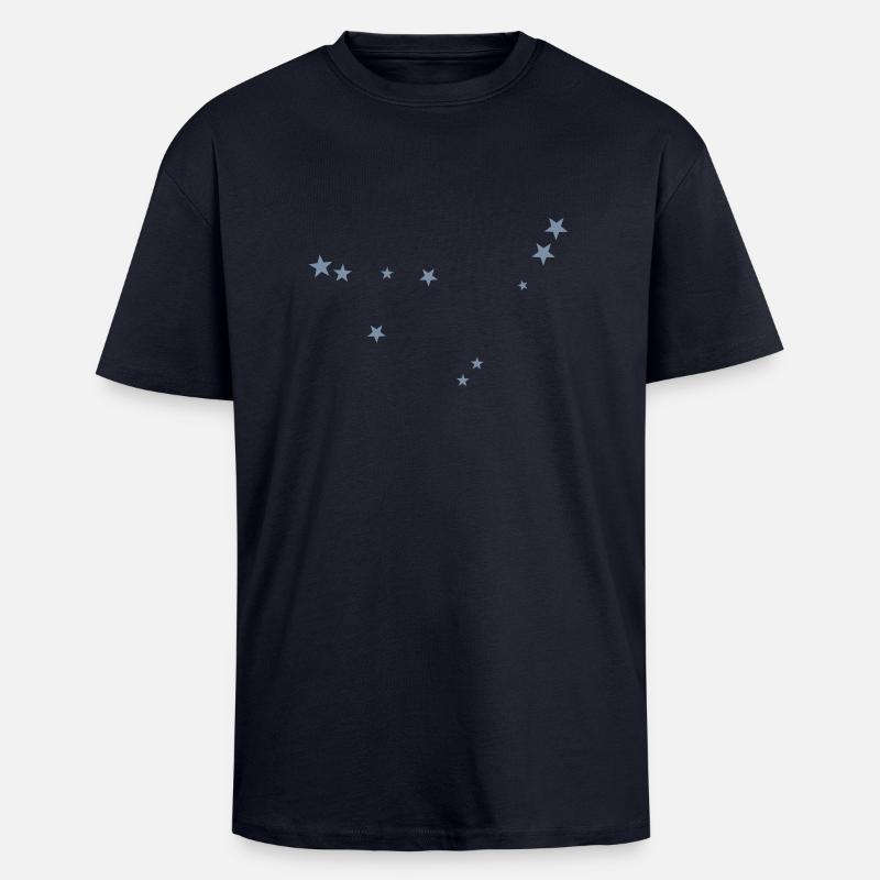 Steinbock Sternbild - Oversized Heavyweight Unisex T-Shirt - French Navy