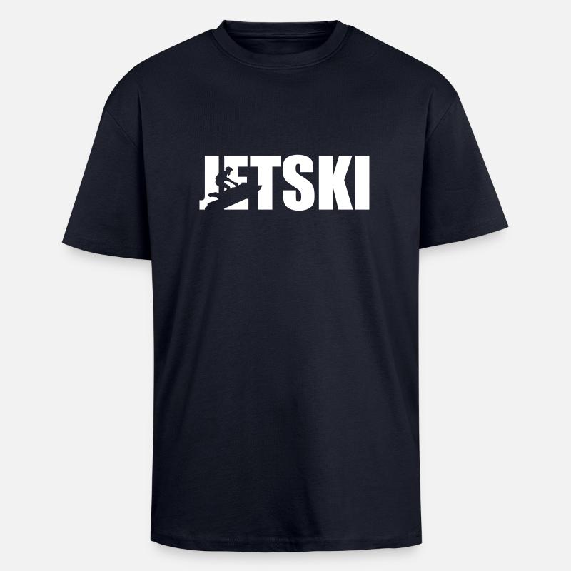Jetski - Oversized Heavyweight Unisex T-Shirt - French Navy