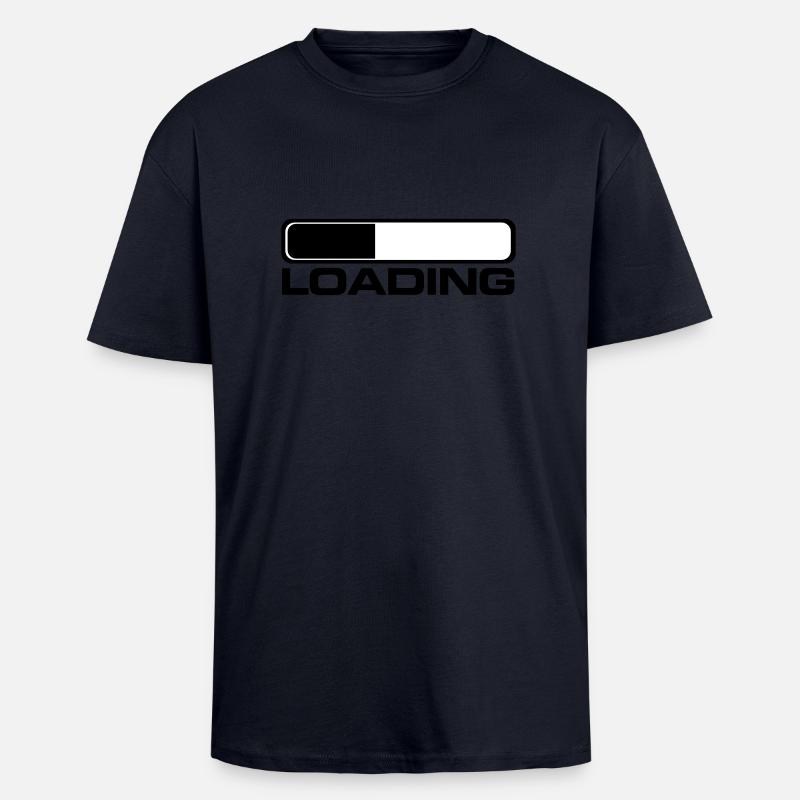 loading_f2 - Unisex Oversized Heavyweight T-shirt - french navy
