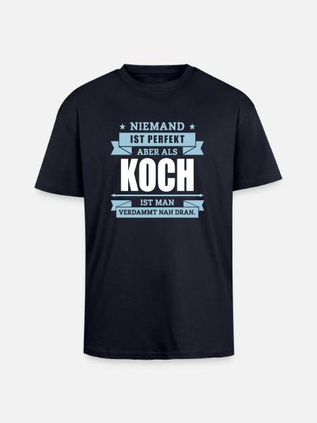 Funshirt Koch - Oversized Heavyweight Unisex T-Shirt - French Navy