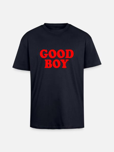 Good boy - Unisex Oversized Heavyweight T-shirt - french navy