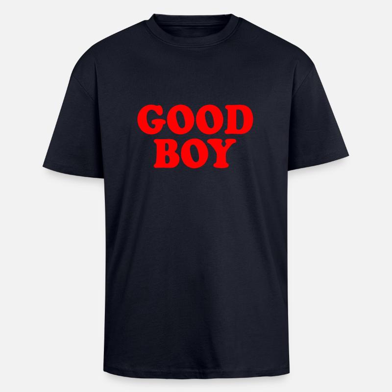 Good boy - Oversized Heavyweight Unisex T-Shirt - French Navy