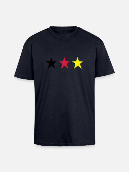 German Trible - Oversized Heavyweight Unisex T-Shirt - French Navy