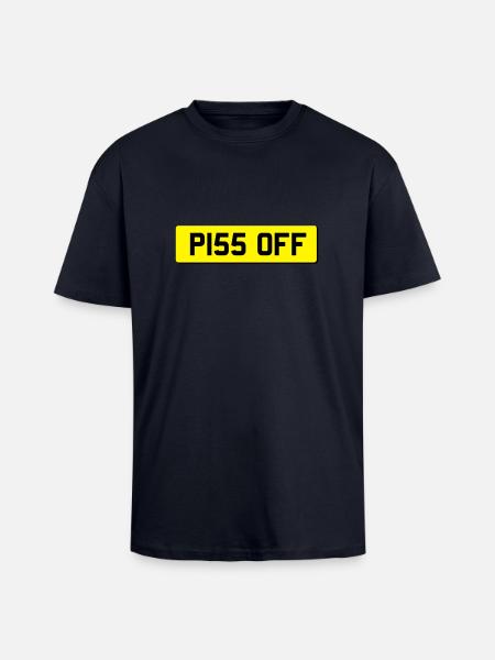 P155 OFF - Unisex Oversized Heavyweight T-shirt - french navy