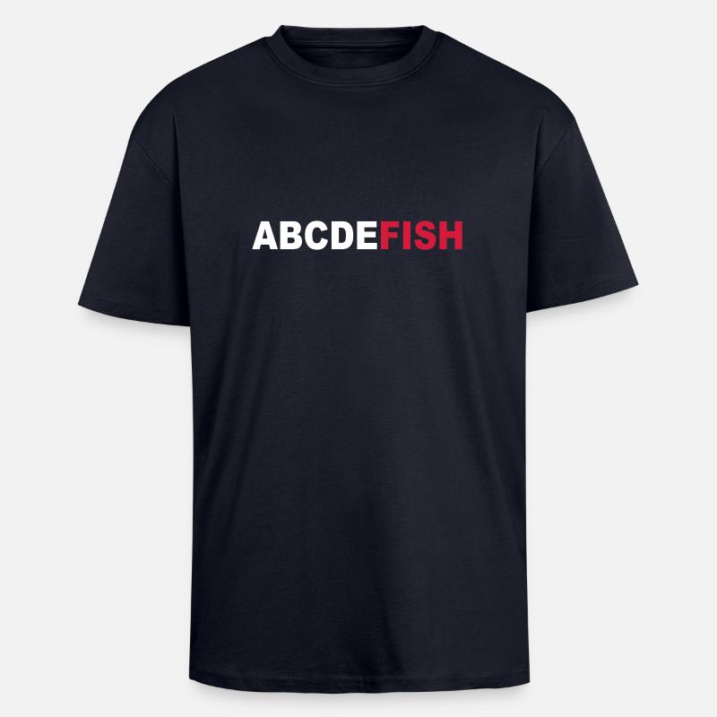 angeln - Oversized Heavyweight Unisex T-Shirt - French Navy