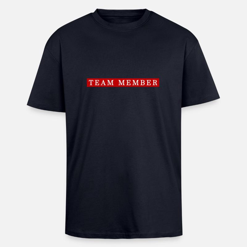Team Member Group - Unisex Oversized Heavyweight T-shirt - french navy