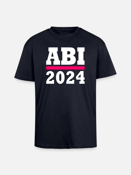 Abi 2024 - Oversized Heavyweight Unisex T-Shirt - French Navy