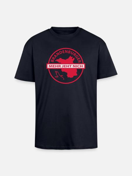 brandenburg - Oversized Heavyweight Unisex T-Shirt - French Navy