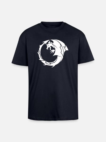 Dragon - Unisex Oversized Heavyweight T-shirt - french navy