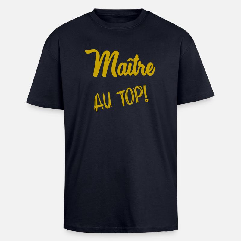 MASTER. MASTER - Unisex Oversized Heavyweight T-shirt - french navy