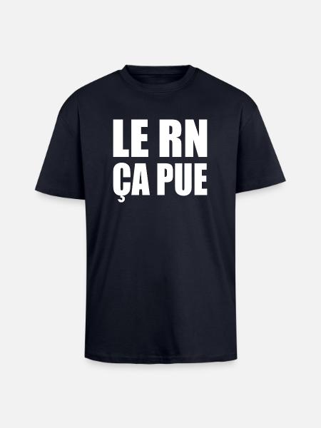 The RN stinks - Unisex Oversized Heavyweight T-shirt - french navy