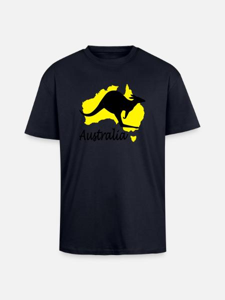 australia - Unisex Oversized Heavyweight T-shirt - french navy