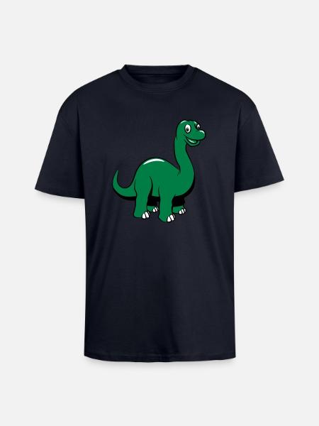 Dinosaur dinosaur funny sød - Unisex oversized heavyweight t-shirt - navy