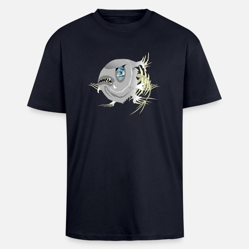 Sprat de la côte Est - T-shirt unisexe oversize épais - bleu marine