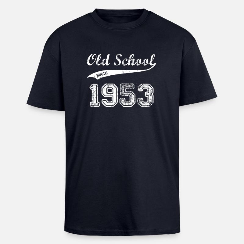 1953 - Oversized Heavyweight Unisex T-Shirt - French Navy