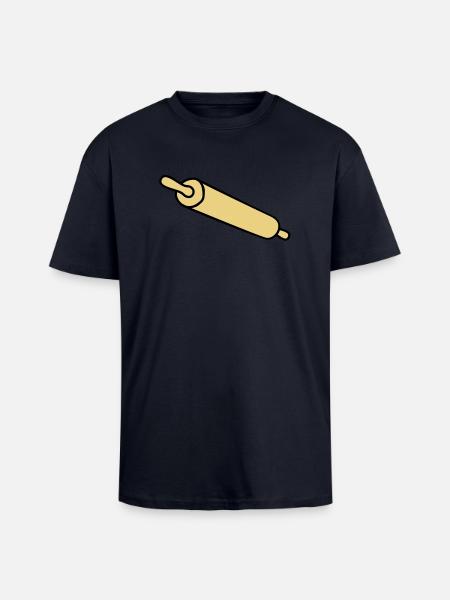 rolling_pin - Unisex Oversized Heavyweight T-shirt - french navy