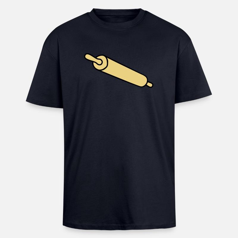 rolling_pin - Unisex Oversized Heavyweight T-shirt - french navy