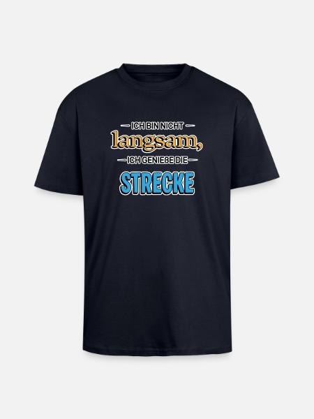 I'm not slow – Funny saying - Unisex Oversized Heavyweight T-shirt - french navy
