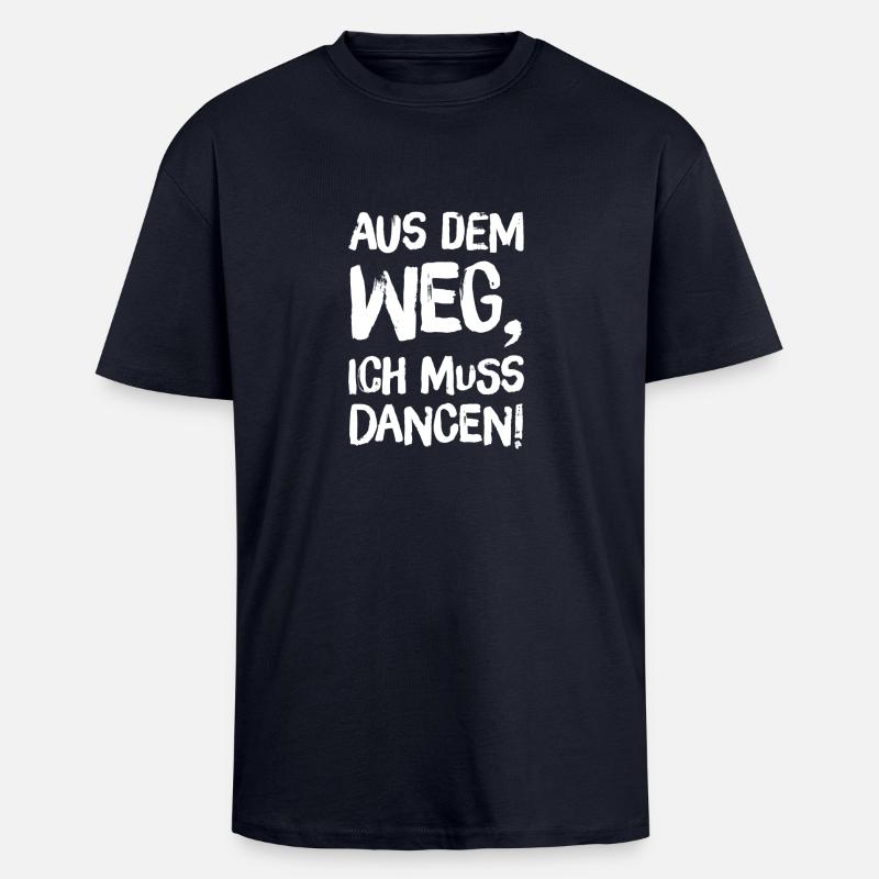 DANCEN - Oversized Heavyweight Unisex T-Shirt - French Navy