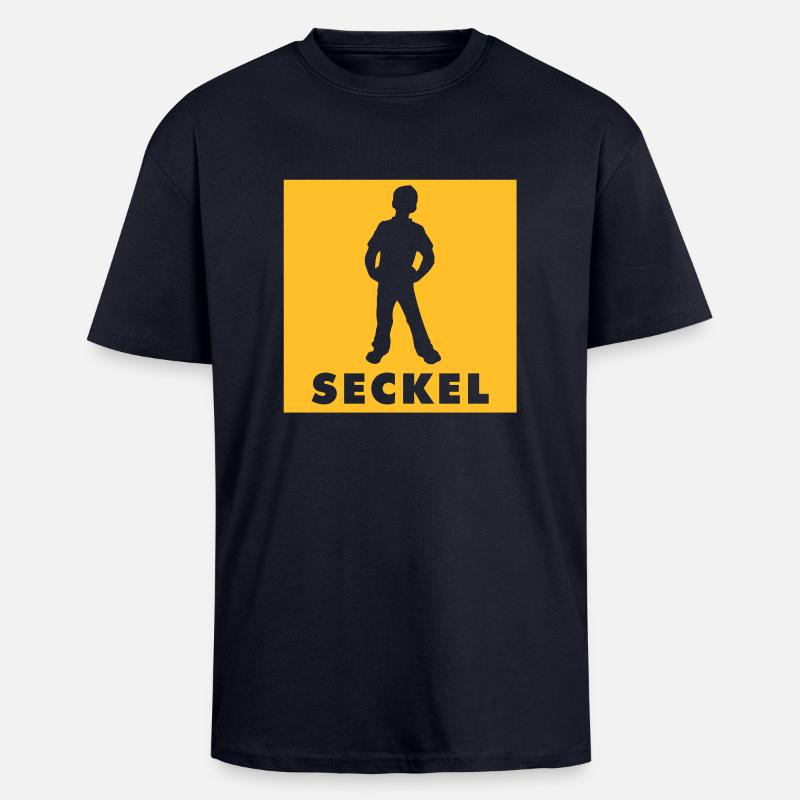 Pforzemer Seckel - Oversized Heavyweight Unisex T-Shirt - French Navy