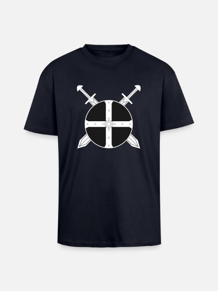 Viking - Unisex Oversized Heavyweight T-shirt - french navy