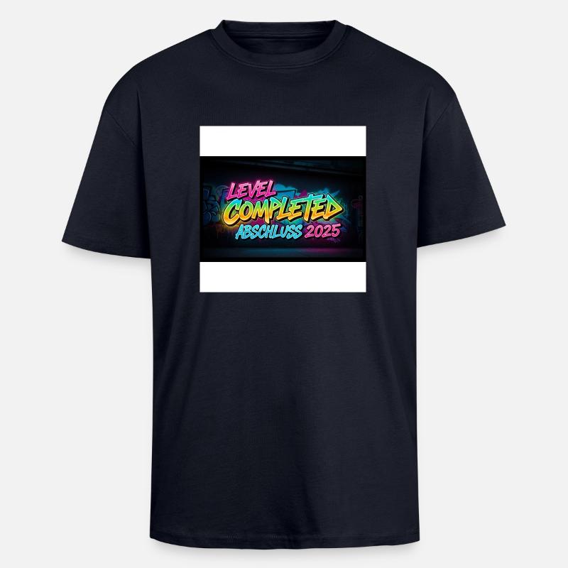 Stylisches Abschluss 2025 Design – Perfekt - Oversized Heavyweight Unisex T-Shirt - French Navy