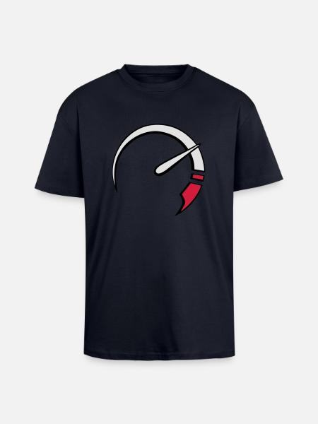 tacho3c - Oversized Heavyweight Unisex T-Shirt - French Navy