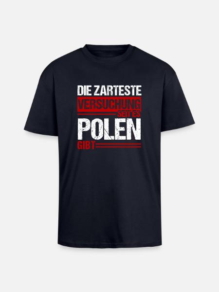 Polen - Zarte Versuchung - Oversized Heavyweight Unisex T-Shirt - French Navy