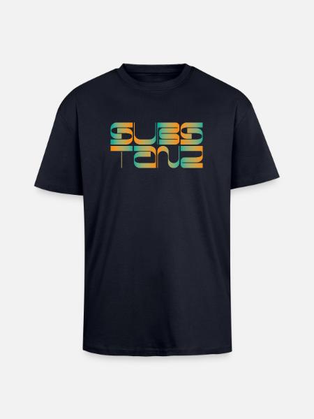 Subs Tanz - Oversized Heavyweight Unisex T-Shirt - French Navy