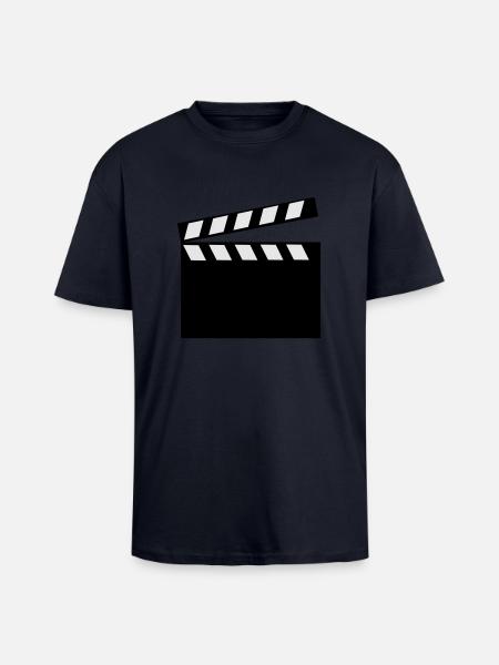 Filmklappe - Oversized Heavyweight Unisex T-Shirt - French Navy