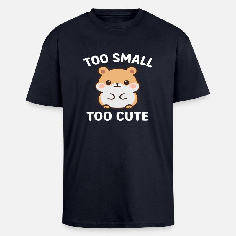 Hamster - T-shirt unisexe oversize épais - bleu marine