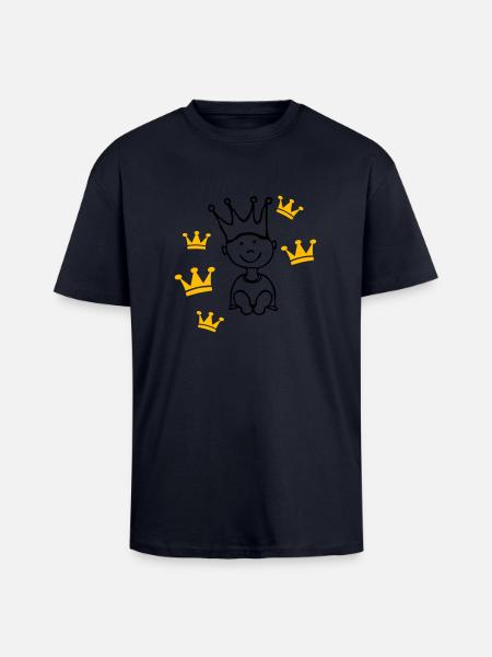 prince boy © - Oversized Heavyweight Unisex T-Shirt - French Navy