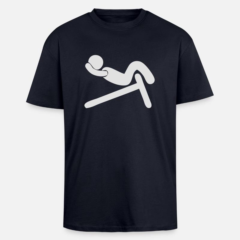 Abs abs ABS - Unisex Oversized Heavyweight T-shirt - french navy