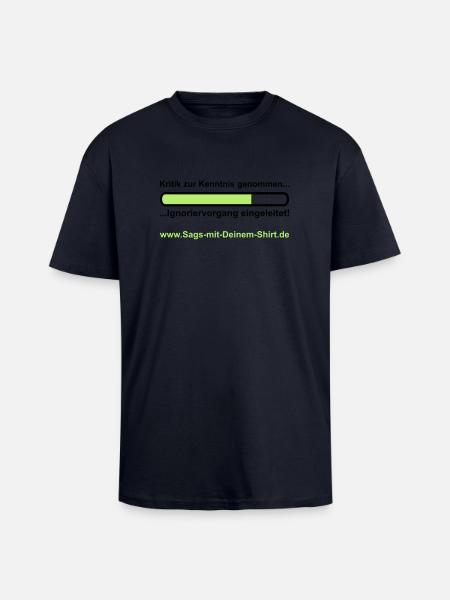 Ignoriervorgang - Promotion - Unisex Oversized Heavyweight T-shirt - french navy