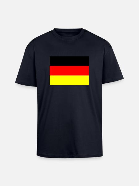 germany - Oversized Heavyweight Unisex T-Shirt - French Navy
