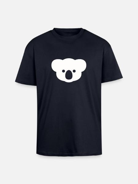 Koala bear - Unisex Oversized Heavyweight T-shirt - french navy