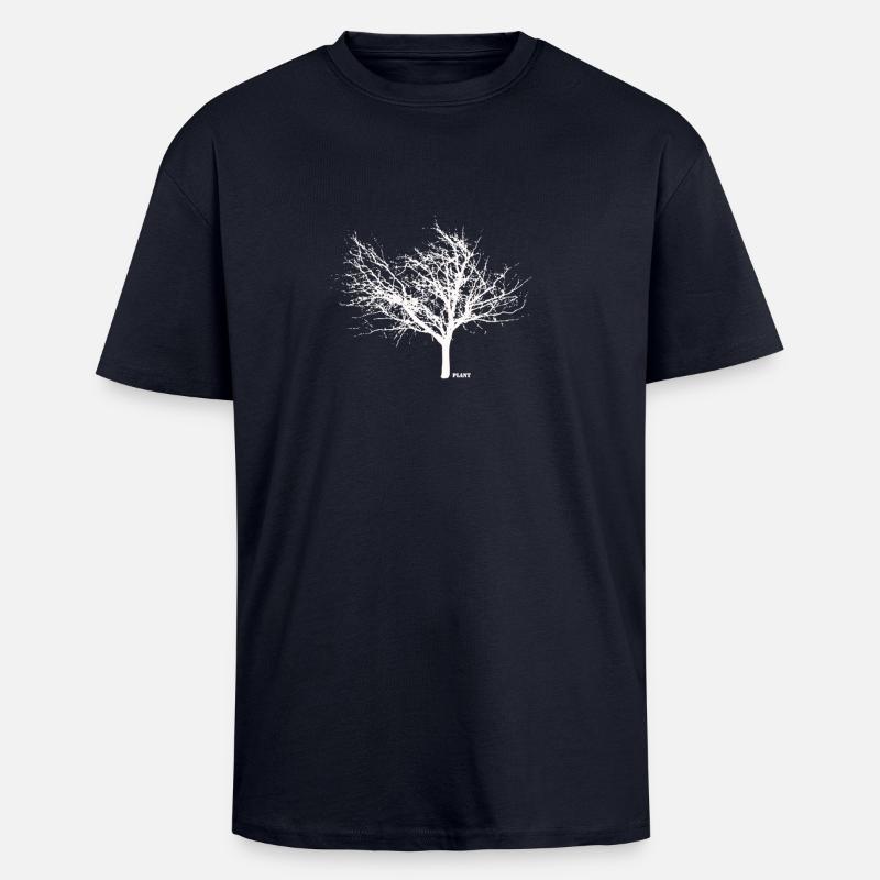 tree - Unisex Oversized Heavyweight T-shirt - french navy