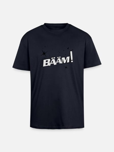 Superhero - Oversized Heavyweight Unisex T-Shirt - French Navy