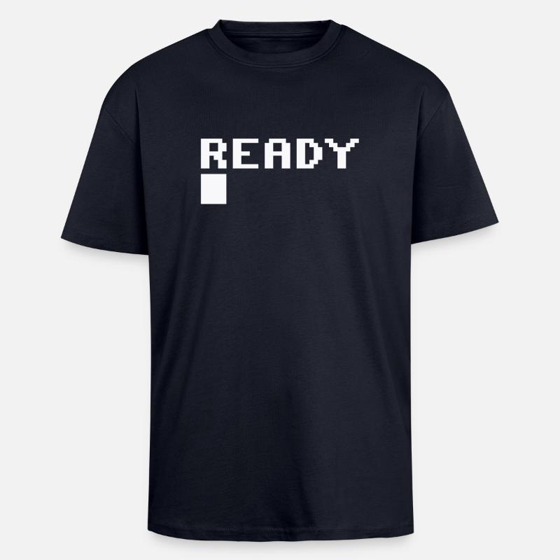 ready - Oversized Heavyweight Unisex T-Shirt - French Navy