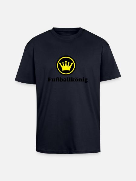 Fußball - Unisex Oversized Heavyweight T-shirt - french navy