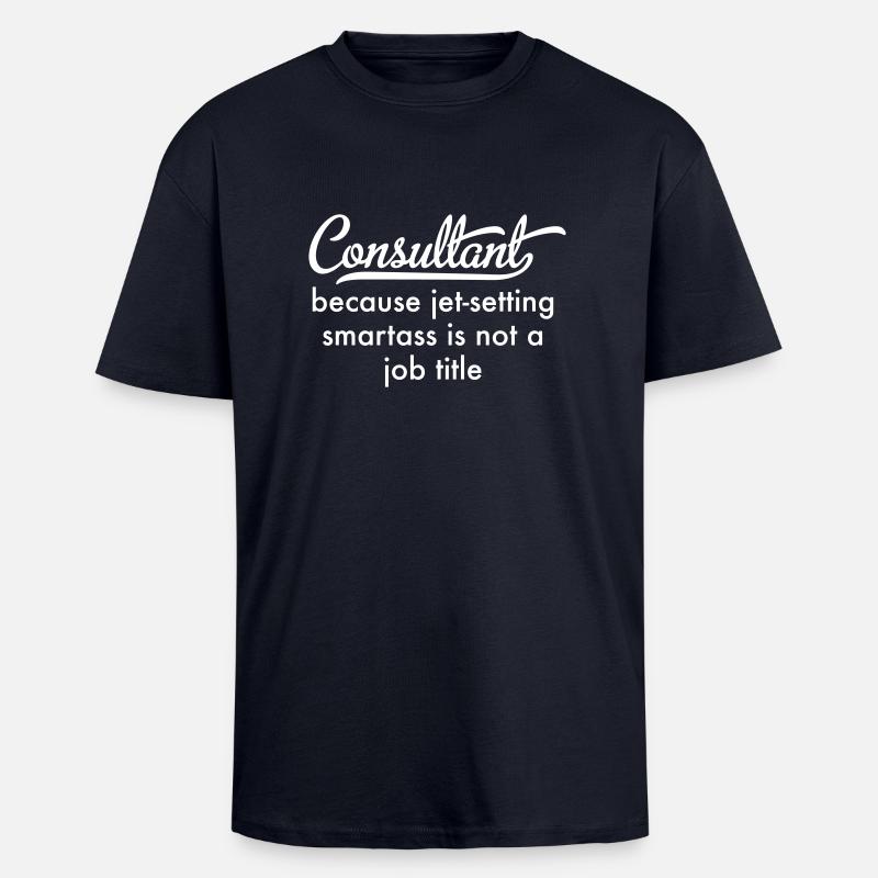 Berater - Oversized Heavyweight Unisex T-Shirt - French Navy